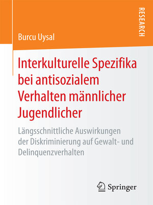 cover image of Interkulturelle Spezifika bei antisozialem Verhalten männlicher Jugendlicher
